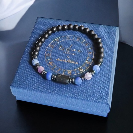 biżuteria męska PANNA - zodiac collection - bransoletka na gumce