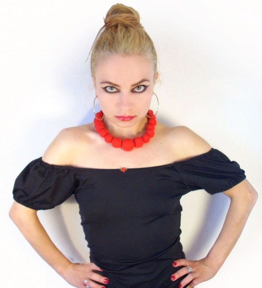 Artystyczne Korale (Srebr) : Classic Chic filcant
