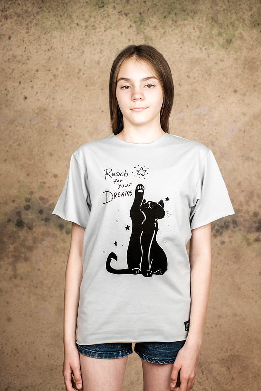 t-shirty dla dziewczynki Bluzka REACH FOR YOUR DREAMS