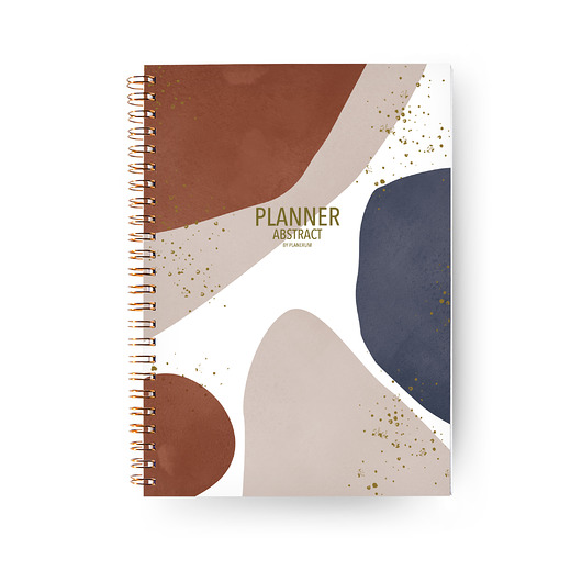 kalendarze i plannery Planer Dzienny Niedatowany A5 Abstract