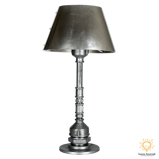 Lampa Nocna wykonana z rur. Bella XS. IwonaLa