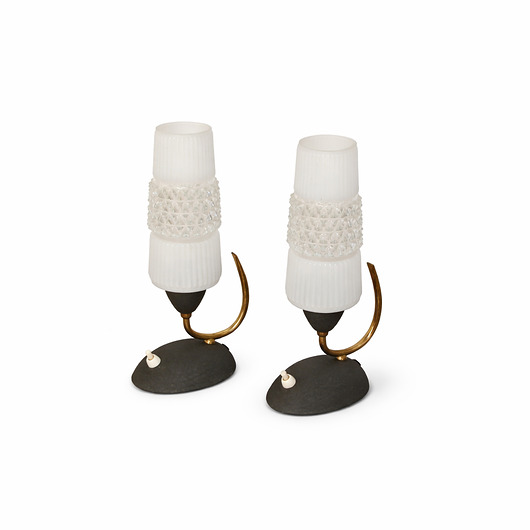 lampy stołowe Komplet lampek Mid Century 60s 