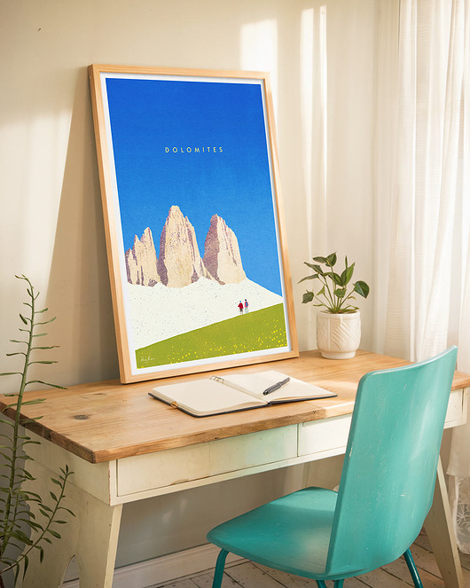 plakaty Dolomity Włochy - plakat 50x70 cm - Trzy Szczyty Lavaredo