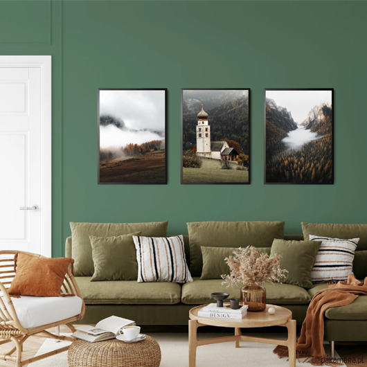 plakaty PLAKATY las góry galeria ścienna foto