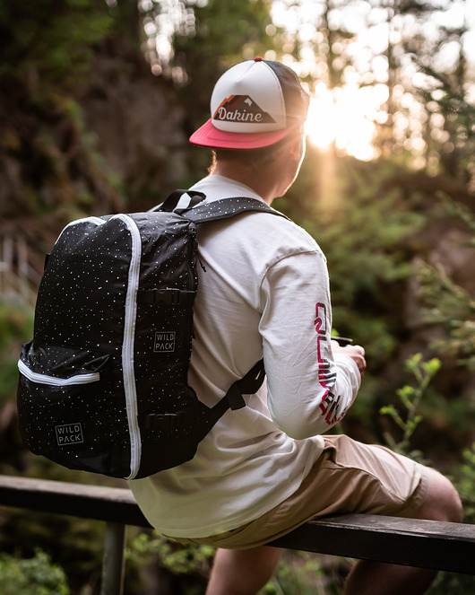plecaki Plecak Daypack 20L Czarny - Składany w małą torebkę
