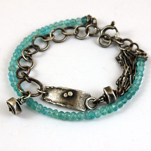 bransoletki wire wrapping Apatyt