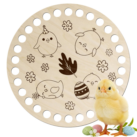 skrzynki, kufry i pudła Baza Dno do Koszyka Szydełkowania 15cm Wielkanocna Dekoracja do Koszyczka