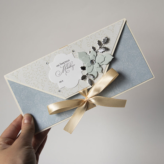 kartki świąteczne Kartka świąteczna folder na pieniądze kartę prezentową