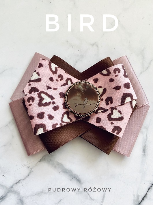 broszki Brosza z kolekcji BIRD z masy perłowej z cudnym ptaszkiem NEW