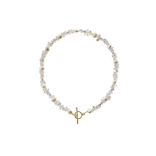 Limitowany perły i kryształ naszyjnik Vander jewelry