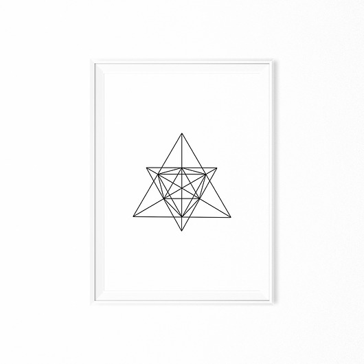 Plakat skandynawski geometryczny myscandi