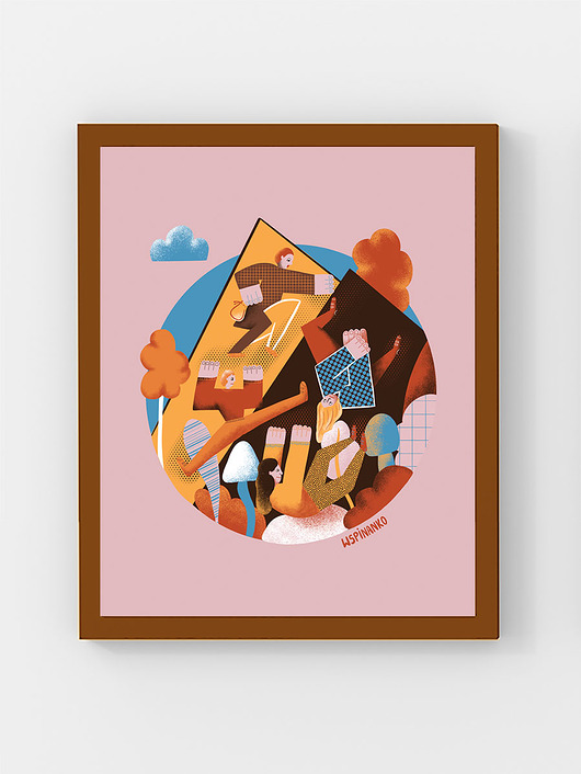 grafiki i ilustracje Wspinaczka