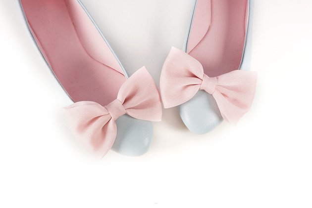 klipsy do butów Klipsy do butów Coquet-Kokardy/Powder Pink Bow