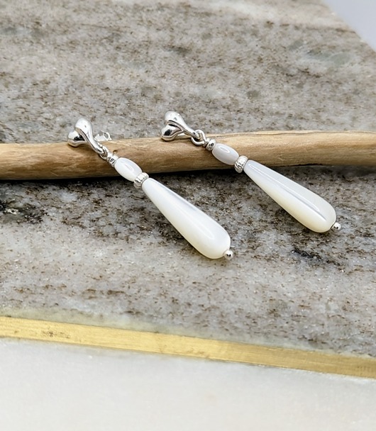 kolczyki srebrne Srebrne kolczyki z serduszkiem