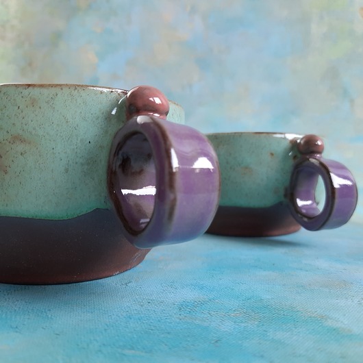 kubki Ceramiczne filiżanki/kubki do cappuccino/handmade