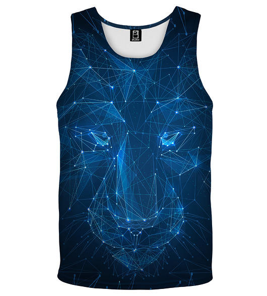 t-shirty męskie DR.CROW Bokserka Męska Lew Laser