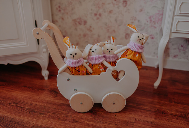 misie i maskotki Maskotka króliczek Jagoda 35 cm