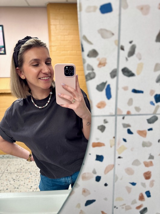 chokery Naszyjnik choker selflove czyli perła serce i kamienie naturalne