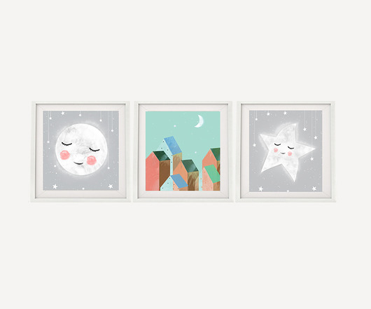3 ilustracje 23x23 cm Anita Tomala
