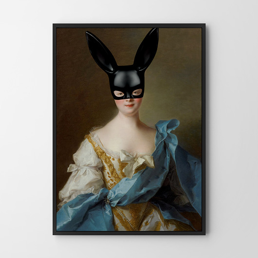 plakaty Plakat Black Bunny - różne formaty