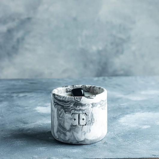 świeczniki i świece Mała świeca (190 g) Black Rose Classic