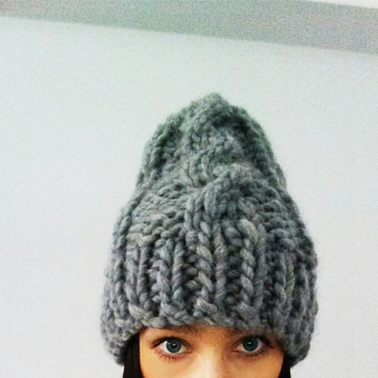 czapki damskie wełniana, gruba czapka (100% wełna)