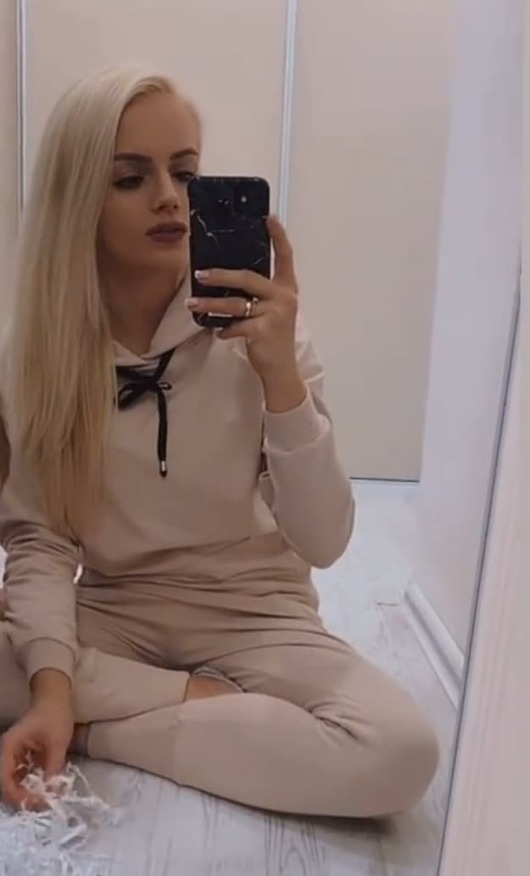 bluza z kapturem damska Bluza z kapturem beż Oliwia