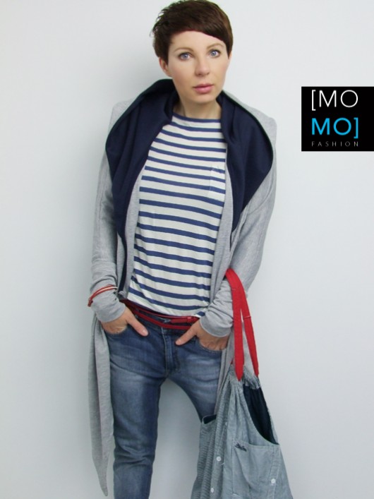 bluza z kapturem damska Bluzo Narzuta by momo