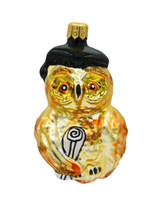 ozdoby choinkowe Bombka choinkowa: Sowa z biretem