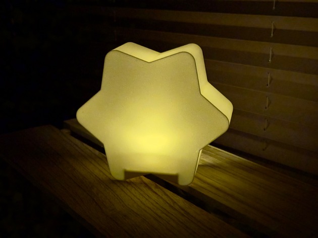 dekoracje świąteczne Gwiazdka (gładka) - świecąca ozdoba, Boże narodzenie, Święta