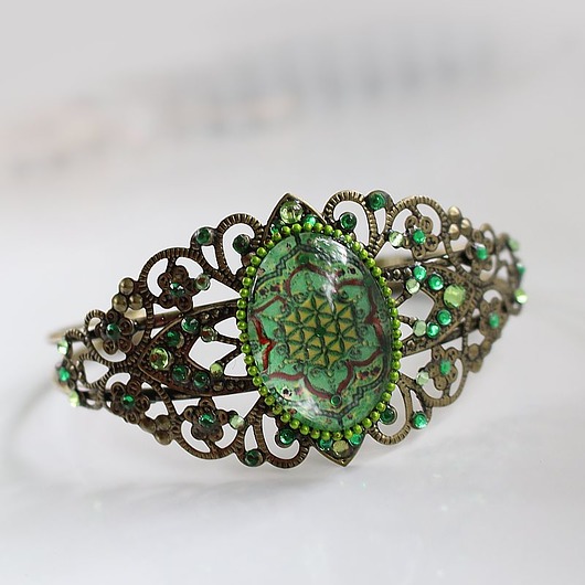 bransoletki ze szkła KWIAT ŻYCIA bransoletka