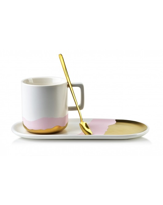 Filiżanka Porcelanowa ze Spodkiem Mia Love MIA home