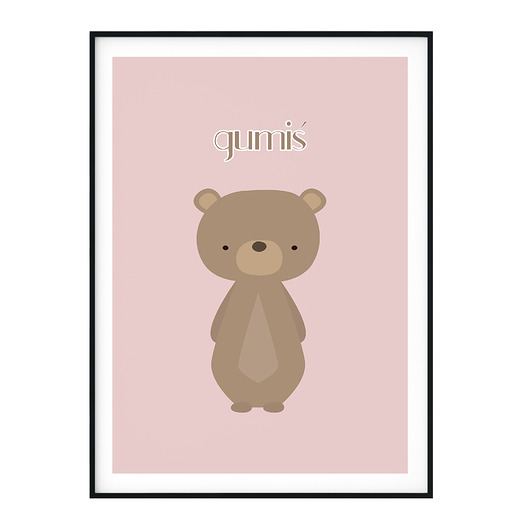 Plakat dla dzieci Gumiś myscandi