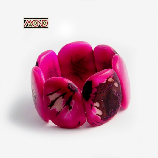 Kolumbijska bransoletka z palmy Tagua (008) Galeria Macondo