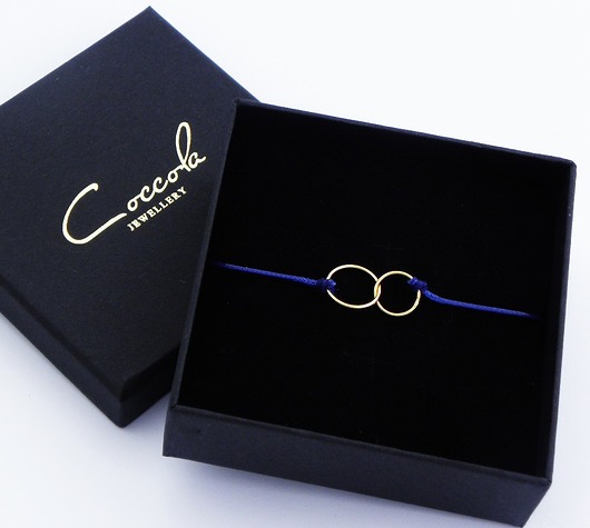 BRANSOLETKA SREBRO 925 SZNURKOWA 13 kolorów Coccola JEWELLERY