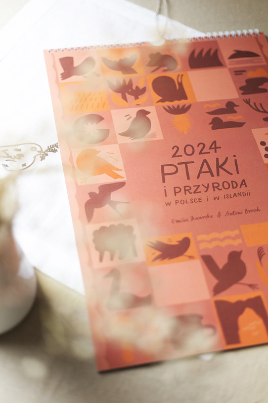 kalendarze i plannery OSTATNIA SZTUKA Kalendarz 2024 A3 Przyroda islandzka i polska