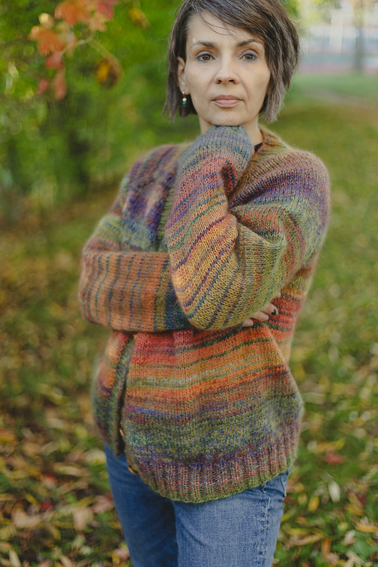 kardigany damskie Jesienny, ciepły kardigan - gotowy do wysyłki