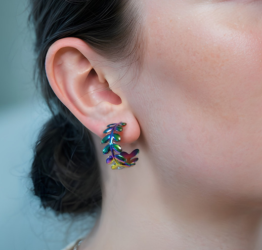 kolczyki - inne Kolekcja Starlight - Laura - wianek laurowy