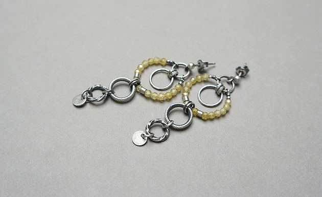 kolczyki srebrne Kolczyki srebrne Promyczki vol. 22