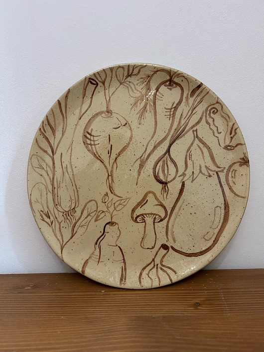 patery i talerze Talerz ręcznie malowany