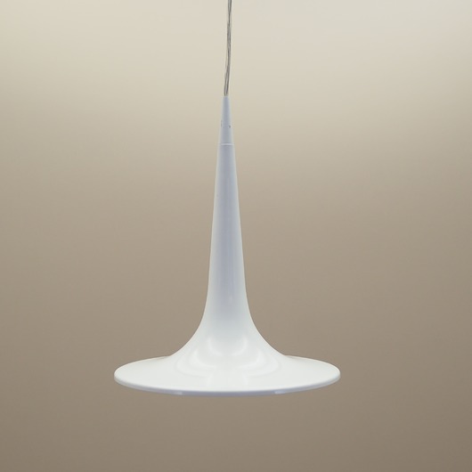 lampy wiszące Lampa wisząca biała, duński design, lata 70, producent: Frandsen
