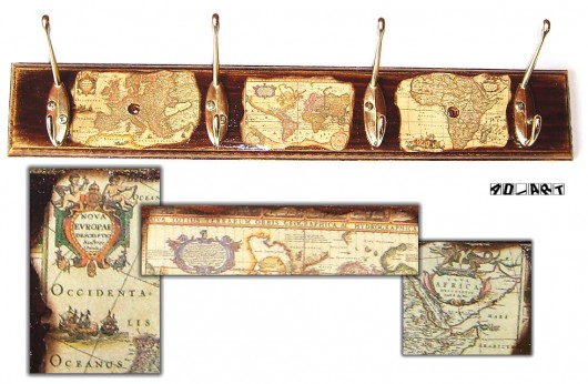 wieszak *Old Maps* MOLLIK