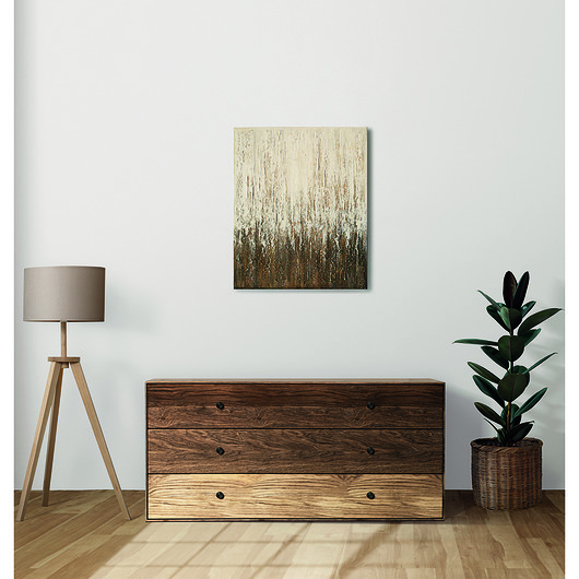 obrazy Strukturalny obraz na płótnie BROWN STONE 40x50 cm