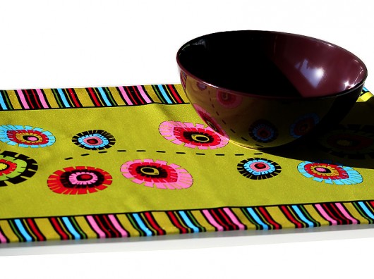 promocja! 4 folkowe serwety z tkaniny 33x47cm AT design