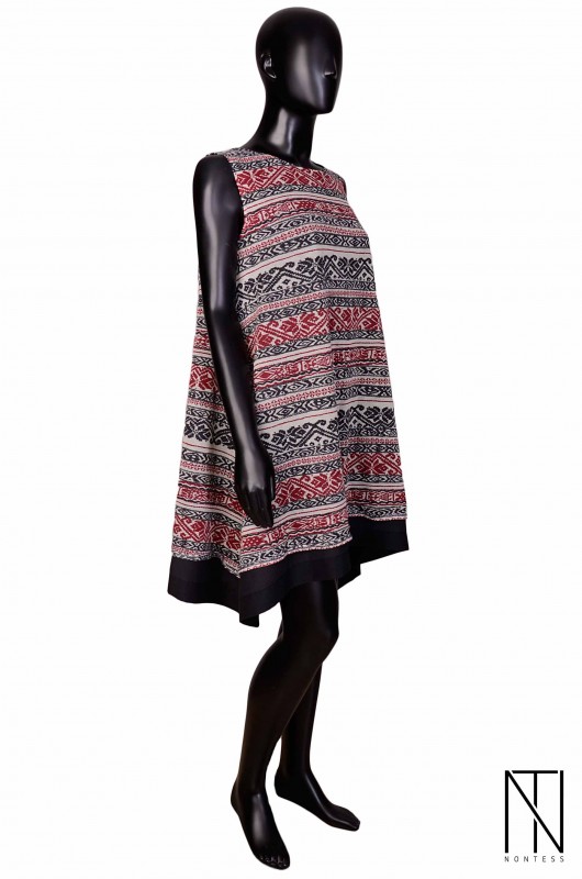 Dwuwarstwowa sukienka AZTEC Non Tess