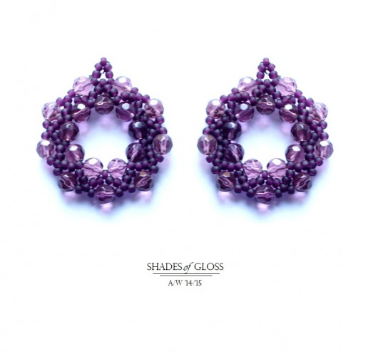 Glossy earrings Republika jewelry