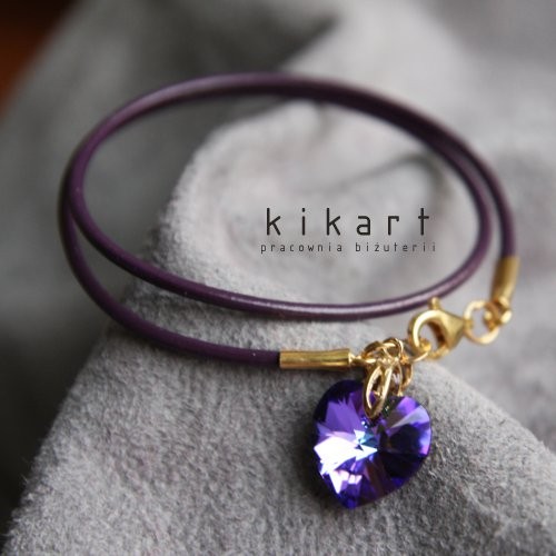 mini violet z serduszkiem kikart
