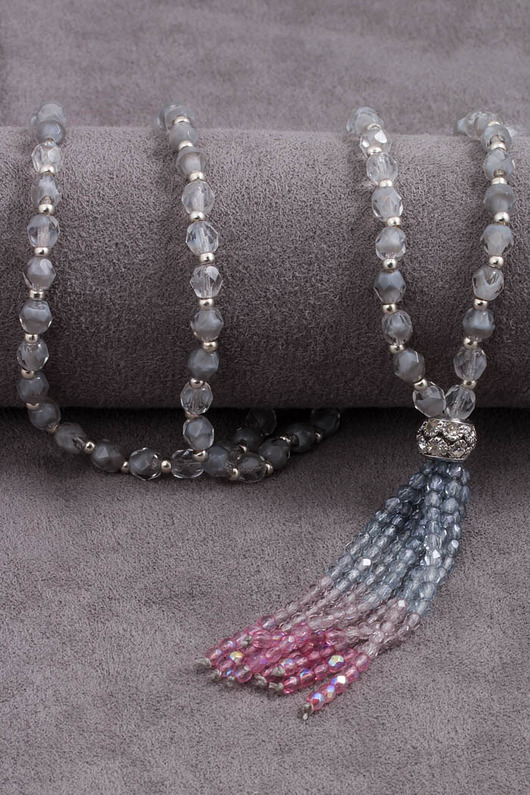  Boho-chic- Naszyjnik- 18BH moly art
