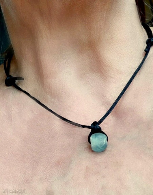 biżuteria męska Talizman amulet ze szkła Krobo Dla niego? Dla niej? niezwykły prezent
