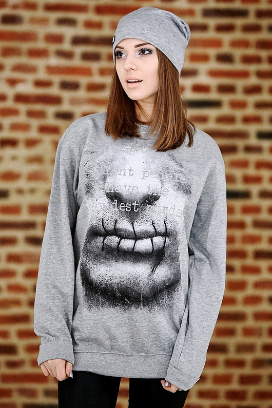 bluza z kapturem damska Bluza marki UNDERWORLD unisex Silent people...
